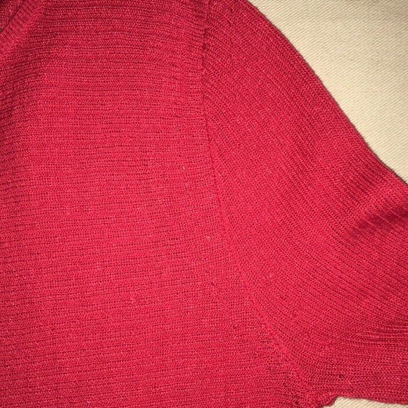 Krimson & Clover Tangerine Orange Cardigan Size SM - Picture 3 of 7